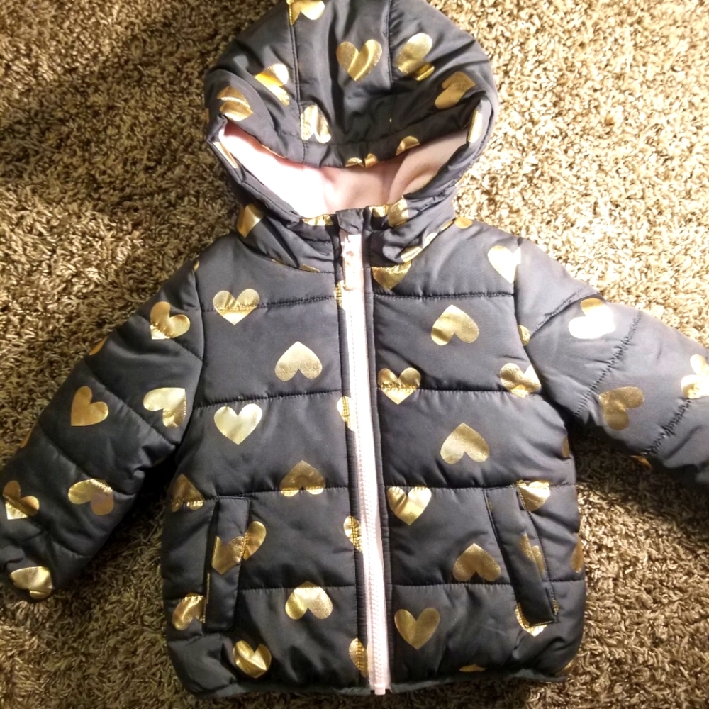 NWOT Infant girls puffer jacket